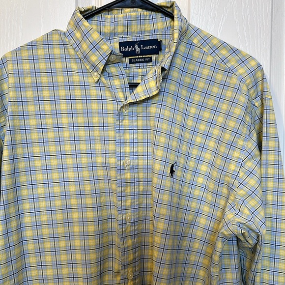 Ralph Lauren classic fit size M men’s long sleeve button down 100% cotton - Picture 3 of 5